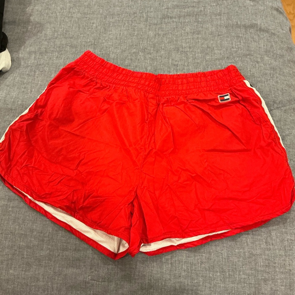 Red Athletic Shorts Tommy Hilfiger Sports